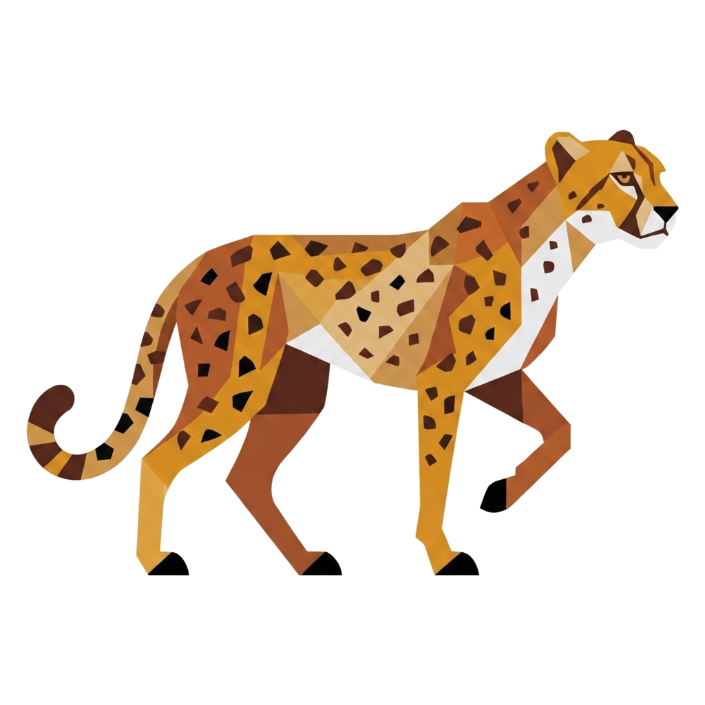 Ilustración de un guepardo